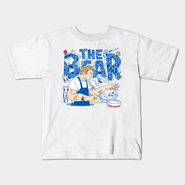 Carmy The Bear Kids T-Shirt by geolaw